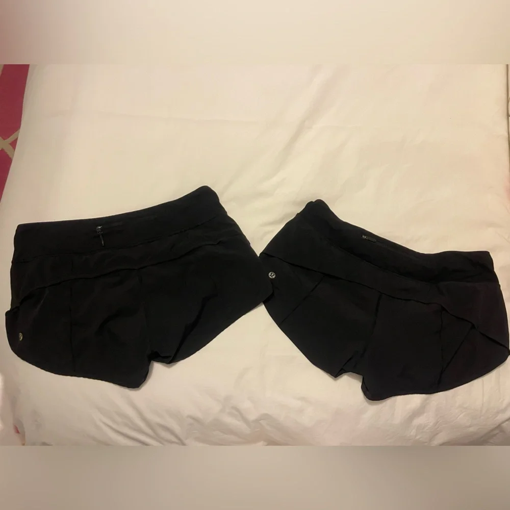 Lululemon Speed Up Low-Rise Lined Short 2.5” (black) - Picture 7 of 7